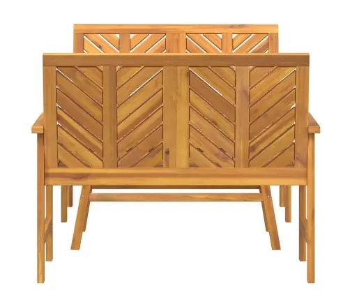 3 Daļu Dārza Atpūtas Komplekts Cietā Koka Akācija Vidaxl