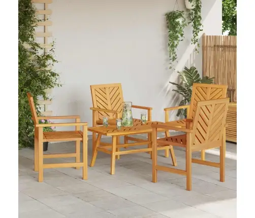 Dārza Atpūtas Komplekts Brūna Akācijas Masīvkoks Vidaxl