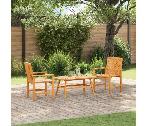 Dārza Atpūtas Komplekts Brūna Akācijas Masīvkoks Vidaxl