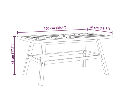 Dārza Atpūtas Komplekts Brūna Akācijas Masīvkoks Vidaxl