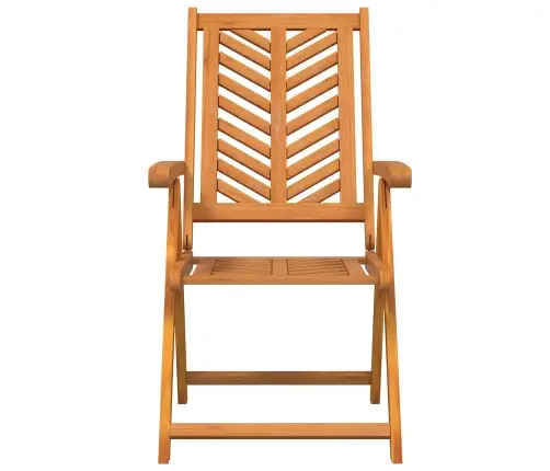 Atzveltnes Dārza Krēsli 4 Gab. Ciets Akāciju Koks Vidaxl