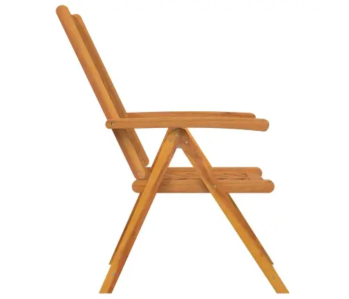 Atzveltnes Dārza Krēsli 4 Gab. Ciets Akāciju Koks Vidaxl