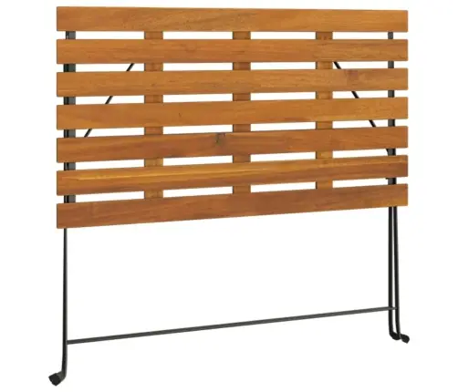 Kokkupandav Bistroolaud, 100X54X71 cm Akaatsiapuit Ja Teras