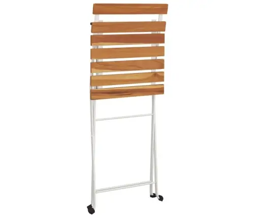 3-Daļīgs Bistro Mēbeļu Komplekts, Saliekams, Akācijas Masīvkoks Vidaxl