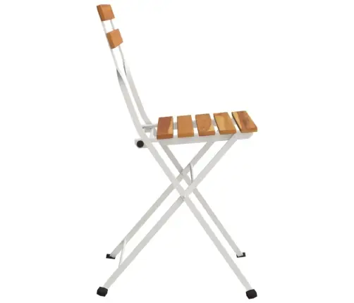 Kokkupandavad Bistrootoolid 2 Tk, Akaatsiapuit Ja Teras