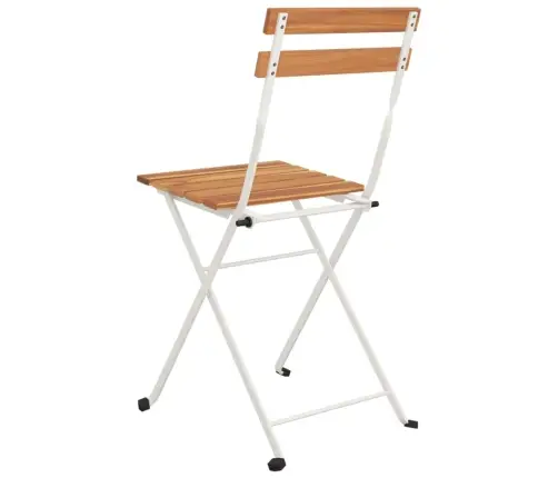 Kokkupandavad Bistrootoolid 2 Tk, Akaatsiapuit Ja Teras