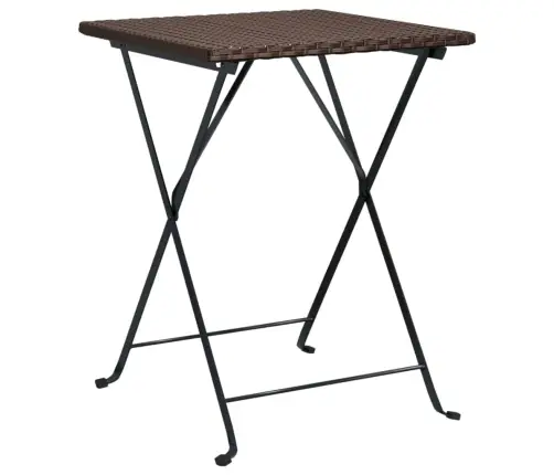 Sulankstomas Bistro Komplektas, 3 Dalių, Rudas, Poliratanas