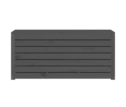 Dārza Kaste, Pelēka, 101X50,5X46,5 Cm, Priedes Masīvkoks Vidaxl