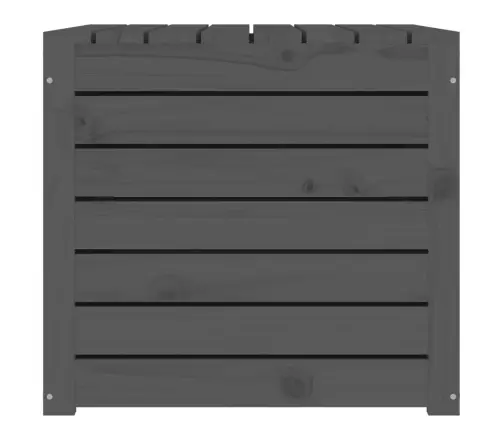 Dārza Kaste, Pelēka, 101X50,5X46,5 Cm, Priedes Masīvkoks Vidaxl