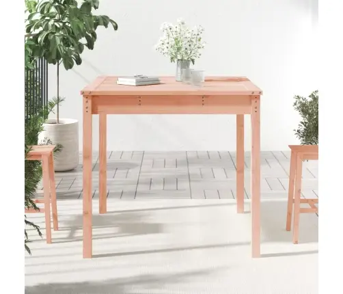 Dārza Galds, 82,5X82,5X76 Cm, Duglasa Egles Masīvkoks Vidaxl