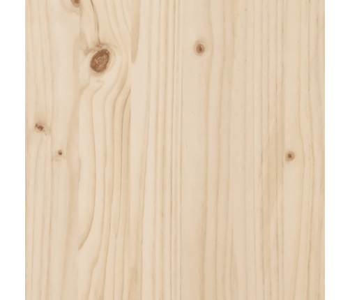 Dārza Galds, 121X82,5X76 Cm, Priedes Masīvkoks Vidaxl