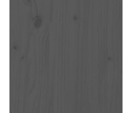 Dārza Galds, Pelēks, 159,5X82,5X76 Cm, Priedes Masīvkoks Vidaxl