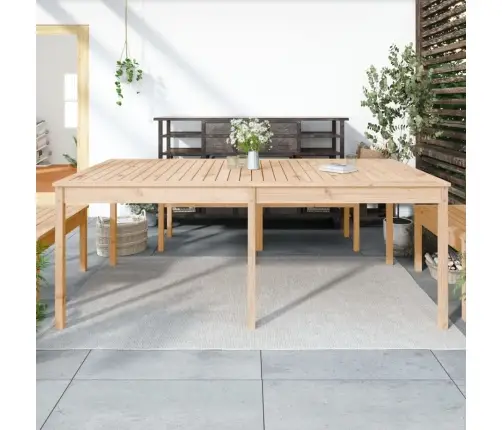 Dārza Galds, 203,5X100X76 Cm, Priedes Masīvkoks Vidaxl