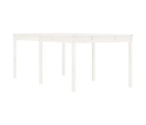 Dārza Galds, Balts, 203,5X100X76 Cm, Priedes Masīvkoks Vidaxl Dārza Galds, Balts, 203,5X100X76 Cm, Priedes Masīvkoks Vidaxl