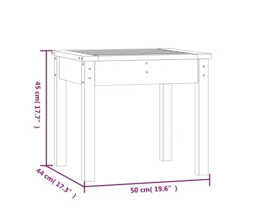 Dārza Sols, 50X44X45 Cm, Priedes Masīvkoks Vidaxl Dārza Sols, 50X44X45 Cm, Priedes Masīvkoks Vidaxl
