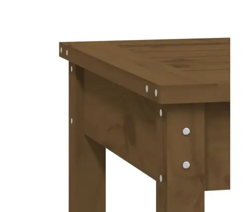 Divvietīgs Dārza Sols, Brūns, 203,5X44X45 Cm, Priedes Masīvkoks Vidaxl
