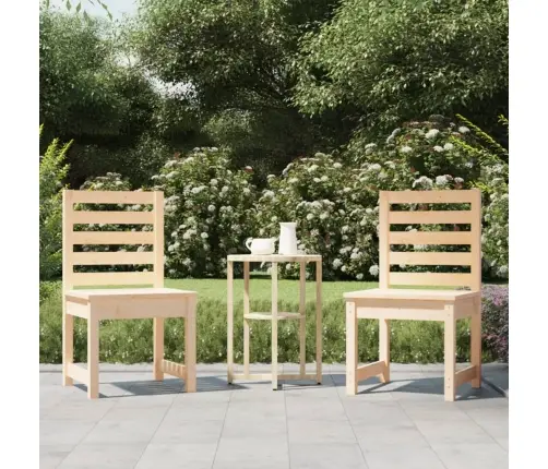 Dārza Krēsli, 2 Gab., 50X48X91,5 Cm, Priedes Masīvkoks Vidaxl