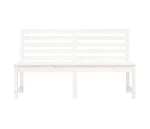 Dārza Sols, Balts, 157,5 Cm, Priedes Masīvkoks Vidaxl