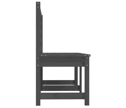 Dārza Sols, Pelēks, 157,5 Cm, Priedes Masīvkoks Vidaxl