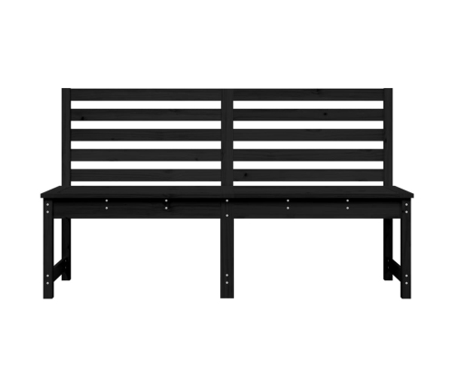 Dārza Sols, Melns, 157,5 Cm, Priedes Masīvkoks Vidaxl