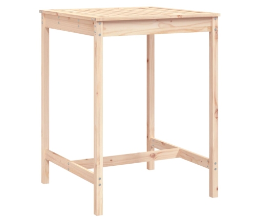 Sodo Stalas, 82,5X82,5X110cm Pušies Medienos Masyvas