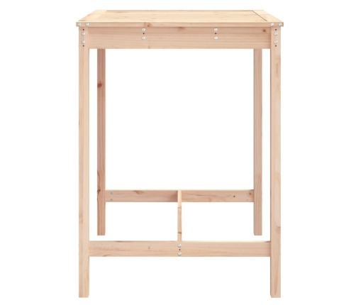 Sodo Stalas, 82,5X82,5X110cm Pušies Medienos Masyvas