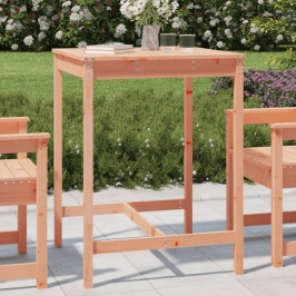 Sodo Stalas, 82,5X82,5X110cm Duoglas Eglės Medienos Masyvas