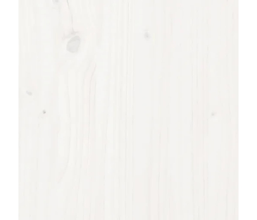 Dārza Galds, 121X82,5X110 Cm, Priedes Masīvkoks, Balts Vidaxl