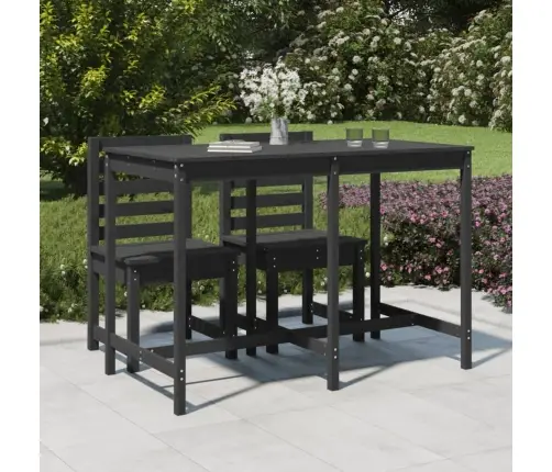 Dārza Galds, Pelēks, 159,5X82,5X110 Cm, Priedes Masīvkoks Vidaxl