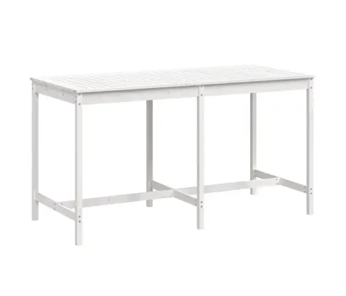 Aialaud, Valge, 203,5 X 90 X 110 cm Männipuit