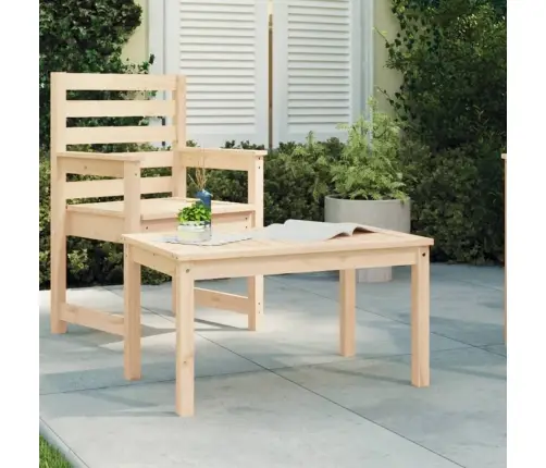 Sodo Stalas, 82,5X50,5X45cm Pušies Medienos Masyvas