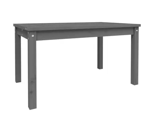 Dārza Galds, 82,5X50,5X45 Cm, Priedes Masīvkoks, Pelēks Vidaxl