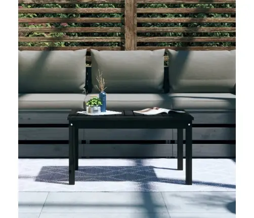 Dārza Galds, Melns, 82,5X50,5X45 Cm, Priedes Masīvkoks Vidaxl Dārza Galds, Melns, 82,5X50,5X45 Cm, Priedes Masīvkoks Vidaxl