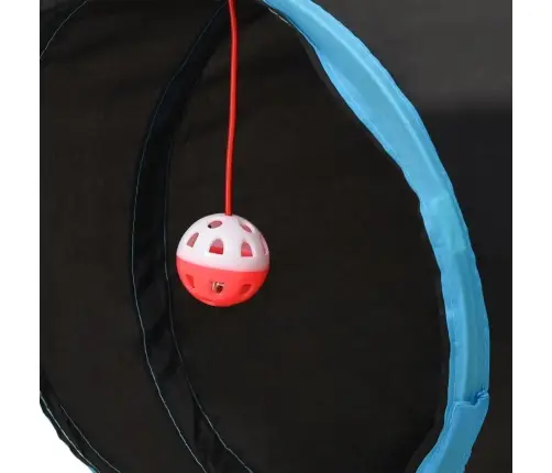 5-Suunaline Kassitunnel, Must Ja Sinine, 25 cm Polüester