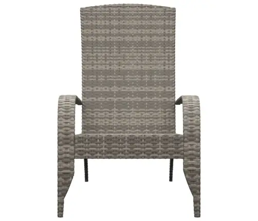 Sodo Adirondack Kėdė, Pilka, Polirotangas