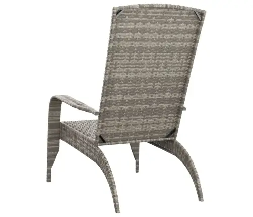 Sodo Adirondack Kėdė, Pilka, Polirotangas