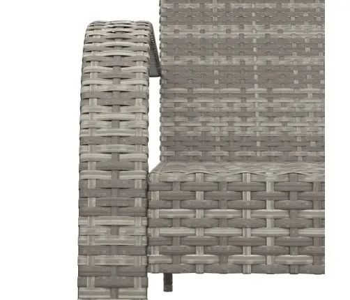 Sodo Adirondack Kėdė, Pilka, Polirotangas