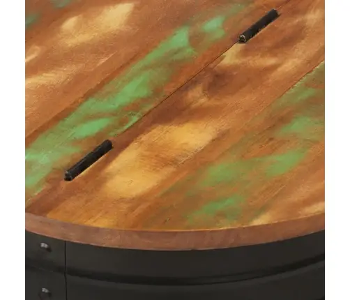 Kafijas Galdiņš, 50X39,5 Cm, Melns, Pārstrādāts Masīvkoks Vidaxl Kafijas Galdiņš, 50X39,5 Cm, Melns, Pārstrādāts Masīvkoks Vidaxl