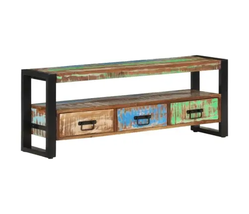 Tv Skapītis, 120X30X45 Cm, Pārstrādāts Masīvkoks Vidaxl