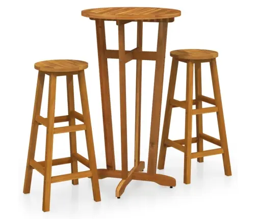 3-Osaline Baarikomplekt, Akaatsiapuit