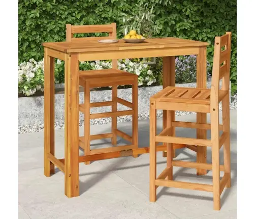 Dārza Bāra Galds, 120X60X105 Cm, Akācijas Masīvkoks Vidaxl