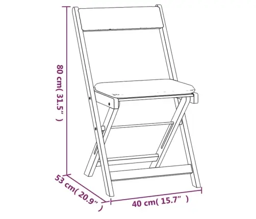 3-Osaline Kokkupandav Bistrookomplekt Patjadega, Akaatsiapuit