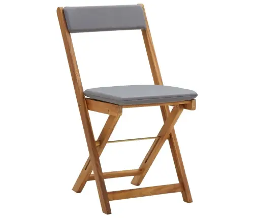 3-Osaline Kokkupandav Bistrookomplekt Patjadega, Akaatsiapuit