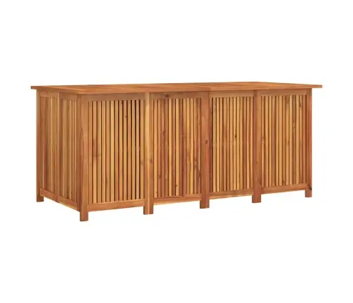 Dārza Uzglabāšanas Kaste, 200X80X75 Cm, Akācijas Koks  Vidaxl Dārza Uzglabāšanas Kaste, 200X80X75 Cm, Akācijas Koks  Vidaxl