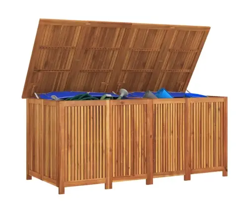 Dārza Uzglabāšanas Kaste, 200X80X75 Cm, Akācijas Koks  Vidaxl Dārza Uzglabāšanas Kaste, 200X80X75 Cm, Akācijas Koks  Vidaxl