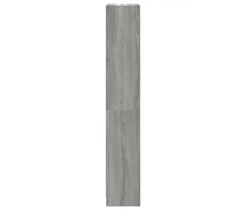 4-Līmeņu Grāmatplaukts, Pelēks, 40X24X143 Cm, Inženierijas Koks Vidaxl