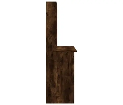Rakstāmgalds Ar Plauktiem, Ozolkoka Krāsā, 102X45X148 Cm Vidaxl