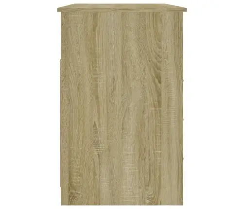 Rakstāmgalds Ar Atvilktnēm, Ozolkoka Krāsa, 102X50X76 Cm, Koks Vidaxl