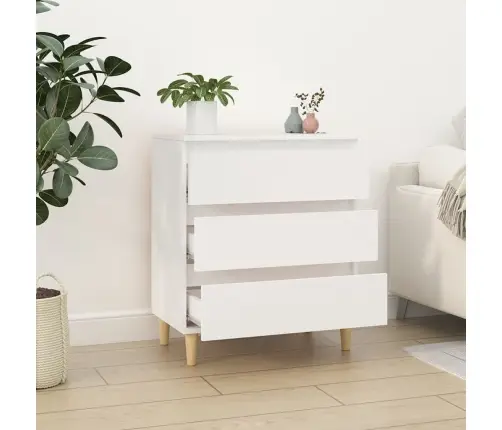 Puhvetkapp, Valge, 60 X 35 X 70 cm Tehispuit