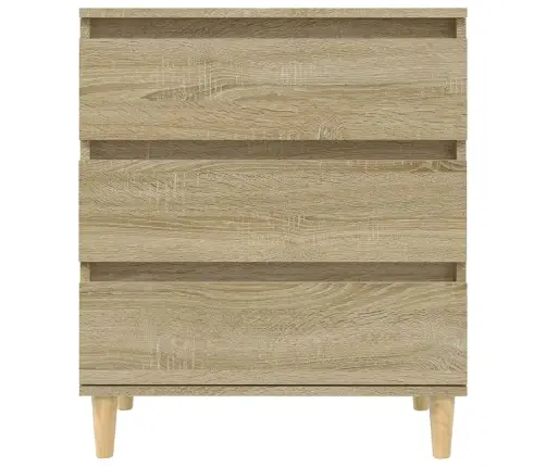 Kumode, Ozolkoka Krāsā, 60X35X70 Cm, Inženierijas Koks Vidaxl